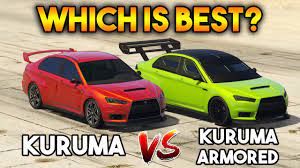 The kuruma can be stored in the garage (personal vehicle). Gta 5 Online Kuruma Armored Vs Kuruma Which Is Best Youtube