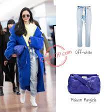 Naeun selalu tampil keren dan sangat trendy di setiap kali ada kesempatan. Apink Naeun S Airport Fashion 190201 Codipop