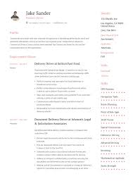 delivery driver resume & writing guide