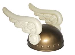 Details About Child Hermes Helmet Greek God Winged Viking Helmet Pegasus Plastic Costume