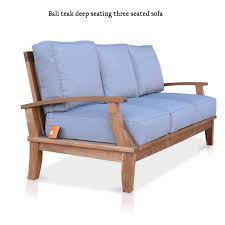 Our garden sofas provide an effortless way of creating a consistent style that's inviting and elegant. Classic Teak Outdoor Three Seated Sofa Lounge Seat Bali Teak Patio Furniture Teak Outdoor Furniture Teak Garden Furniture
