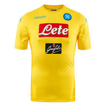 Fußballtrikot trikot camiseta maillot training napoli long sleeve größe s. Ssc Neapel Trikot Away Gelb Kombat Extra 2017 18 Kappa