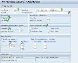 Maintain Terms Of Payment Sap Sap Tutorials