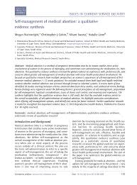 Self-management of medical abortion: a qualitative evidence synthesis