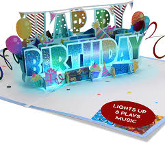 I needed to make a couple of masculine cards which i find very difficult to make. Amazon Com 100 Greetings Light Music Pop Up Happy Birthday Card 3d Birthday Popup Cards Pop Up Birthday Cards For Women Men Plays Hit Song Happy