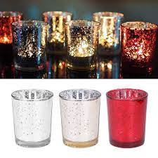 Similar to metal, glass can also be used to construct almost all kinds of candle stands like votive candle holders, wall candle holders, candle sconces, glass candlesticks etc. 3 Tier Tri Metal And Glass Candle Holder For Tea Lites Or Votives Home Decor Candle Holders Accessories