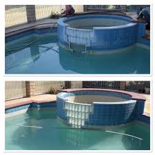 With us, your pool tile is cleaned and beautifully restored in just a few hours. Pool Rehab