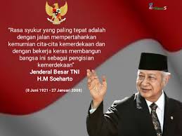 Join us in the forum. Syair Inspiratif 32 Hari Lahir Presiden Soeharto Dan Jasanya Oleh Abu Akrom Sinar5news