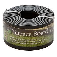The best 100 enjoyable garden edging home depot image collections from home depot garden fencing edging. Master Mark Terrace Board 4 In X 20 Ft Black Plastic Landscape Lawn Edging With Stakes 94420 The Home Depot Lawn Edging Landscape Edging Grass Edging