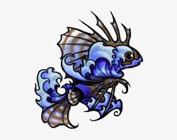 See more ideas about ocean tattoos, tattoos, body art tattoos. Hawaiian Lionfish And Waves Tattoo Design Hawaii 600x586 Png Download Pngkit