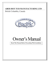 If this is the case, you can usually fix it by doing a reset of your kenmore. 2001 Pacific Spas Owners Manual