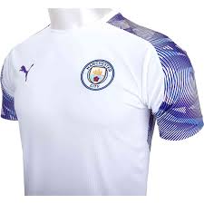 You want to dress the part of the ultimate fan. Puma Manchester City Training Jersey White Tillandsia Purple Soccerpro
