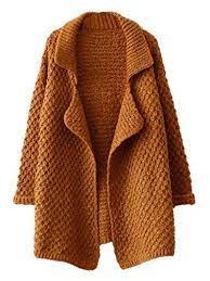 Version macromedia fontographer 4.1j 06.1.7. Clothink Women Khaki Lapel Long Sleeve Chunky Knit Cardig Https Www Amazon Com Dp B015j159zk Ref Chunky Knit Cardigan Loose Cardigan Sweater Knit Cardigan