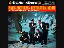 The Ames Brothers Destination Moon 1958 Full Vinyl Lp Concert Posters Vinyl Album Covers