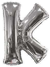 Download Kaleidoscope Jumbo Letter K Foil Mylar Balloon Silver 34 Jumbo Letter Balloons Jumbo Letter K Balloons Jumbo Letters Mylar Balloons Balloons