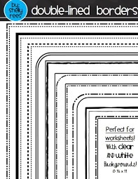 Border Pack Set Of 10 Double Lined Borders Is Perfect For Creating Worksheets And Projects Borders Teachers Pay Teachers Seller Fun Education