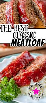 Instructions preheat oven to 350° convection or 375 ° conventional. Dinner Recipes Without Cheese Dinner Recipes Under 400 Calories Dinner Recipe Side Dish Recipes Easy Recipes Classic Meatloaf Recipe