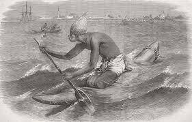 BOMBAY (MUMBAI) . Landing docks Bander ...