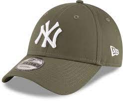 Ny Yankees New Era 940 League Essential Khaki Baseball Cap Lovemycap Basecap Tarnfarben New York Yankees