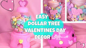 I lack table top space to decorate in my. 4 Easy Dollar Tree Valentine S Day Decorations Youtube