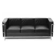 This lc2 sofa was created by le corbusier in 1928 as a part of thele petit comfort collection for the salon dautomne in paris. Lc2 3 Sitzer 957 00