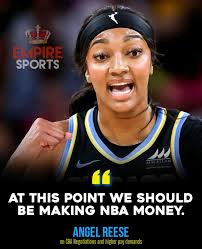 ANGEL REESE: Says WNBA Players Ready to Sit Out Over Pay.. The message from  the WNBA All-Stars was loud — and now Angel Reese is making sure it's even  louder. During All-Star