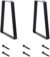 See all coffee table leg. Amazon Com Nxn Home Set Of 2 Metal Table Legs 16 Tall Trapezoid Bench Legs Coffee Table Legs Diy Furniture Legs Black Kitchen Dining
