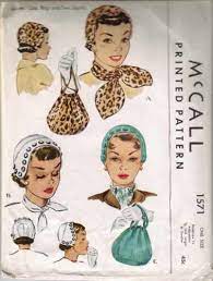 Mccall 1571 Vintage Sewing Patterns Mccalls Sewing Patterns Vintage Scarf