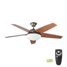Home, office, garage, gym, or basement. Home Decorators Collection Piccadilly 52 In Led Indoor Espresso Bronze Ceiling Fan With Light Kit And Remote Control Yg503 Eb The Home Depot