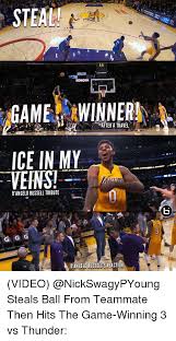 It was a clash of two diametrically opposed personalities, and a match made in hell. Steal 66 Toyota Game After A Travel Ice In My Veins D Angelo Russell Tribute G G G D Angelo Russells Reaction Video Steals Ball From Teammate Then Hits The Game Winning 3 Vs Thunder
