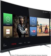 Sie wollen aber bestimmt erfahren, wie. Thomson 55ud6696 Curved Led Fernseher 139 Cm 55 Zoll 4k Ultra Hd Smart Tv Online Kaufen Otto