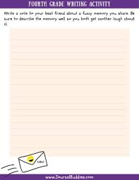 writing worksheets for 4th grade journalbuddies com