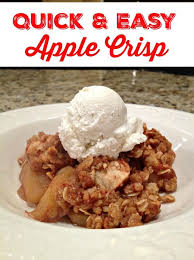 Quick And Easy Apple Crisp Apple Crisp Easy Easy Apple Crisp Recipe Apple Crisp With Oatmeal