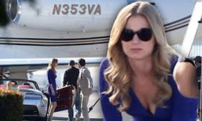 Emily VanCamp flashes some cleavage in a tight purple dress to film private  jet scenes for Revenge | Daily Mail Online