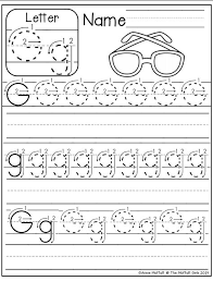 Letter G Worksheet Letter Worksheets Kindergarten Letter G Worksheets Tracing Worksheets Preschool