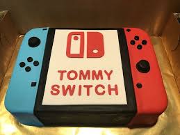 Nintendo Switch With Neon Blue And Neon Red Joy Con Discontinued By Manufacturer Nintendo Cake Birthday Cake Video Cool Birthday Cakes