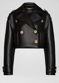 Versace Nappa Leather Black Jacket 4 395 Leather Jackets Women Versace Leather Jacket Leather Jacket Black