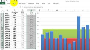 percentile markers in an excel chart