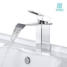 Zree Rubinetto Bagno Lavabo Cascata Miscelatore Lavabo Monocomando Rubinetti Per Bidet Valvola In Ceramica Rubinetto Bagno Rubinetteria Da Bagno Rubinetti