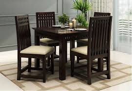 Buy 4 seater dining table set online with all desired features. 4 Seater Dining Table Set Buy Four Seater Dining Set Online