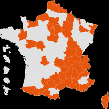 Édouard philippe l'a dit lundi soir : La Carte De France Du Couvre Feu