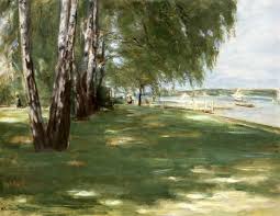 Birken Am Seeufer Kunstdruck Kunstlerbedarf Bilder