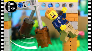 Lego Police Academy School Full Obstacle Course City Bank Robbery Brickf In 2020 Lego Police Water Games For Kids Stop Motion
