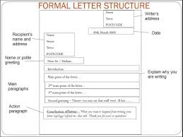 Formal letters are the business letters that are used to convey something important from one organization to another. Formal Letter Structure Letter
