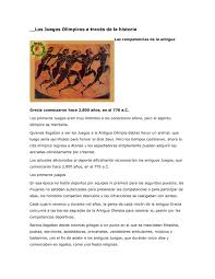Historia de los juegos olímpicos: Calameo Historia De Los Juegos Olimpicos