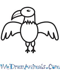 Bald eagle swoop attack hand draw and paint color on white background illustration. How To Draw A Simple Eagle For Kids