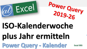 Wenn sie in excel spalten und zeilen aus tabellen zusammenführen wollen, dann bietet die integrierte funktion konsolidieren genau das an. Iso Kalenderwoche Mit Power Query Excel Youtube