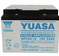 Yuasa NPC24-12 24Ah 12V lead acid battery Cycle type | AGM ...