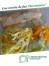 Saumon Aux 3 Tagliatelles Et Sauce Au Boursin Recette Tagliatelles Recette Poisson Plat Poisson