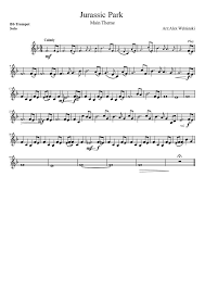 Jurassic Park Music For Violin Google Search Cello Sheet Music Trumpet Sheet Music Saxophone Sheet Music